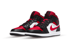 Air Jordan 1 Mid White Black Red (2022)